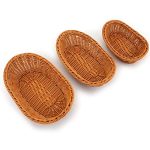 Poly-Wicker Woven Bread Baskets - Rustic Charm for Your Dining Experience - Image 4