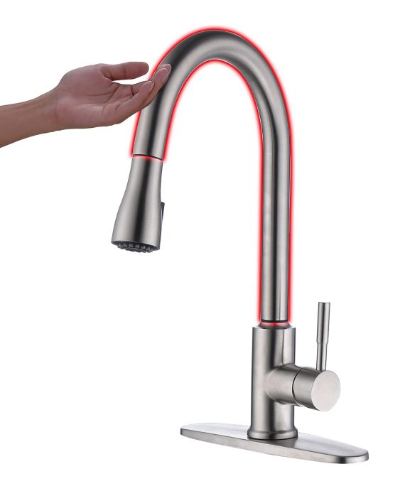 Touch On Kitchen Faucet Automatic Motion Sensor