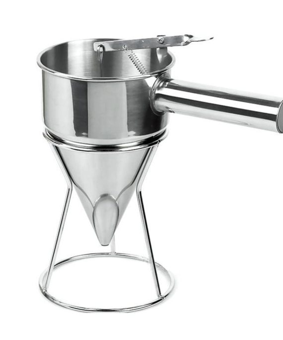 Stainless Steel Funnel Octopus Balls Tools With Handle