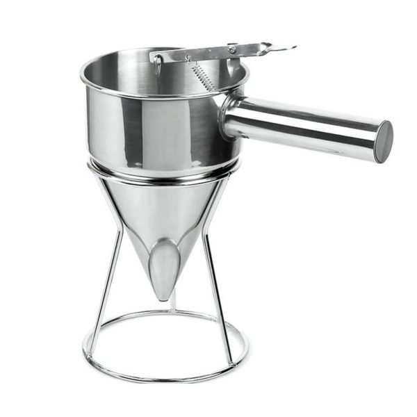 Stainless Steel Funnel Octopus Balls Tools With Handle