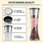 Tomeem Tall Salt and Pepper Grinder Set - Image 2