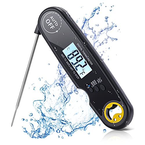 Digital Meat Thermometer with Backlight and Beer Opener