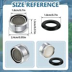 Bathroom Faucet Aerator Replacement Parts with Brass Shell - Image 2