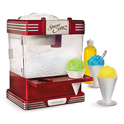 Nostalgia Countertop Snow Cone Maker Makes 20 Icy Treats