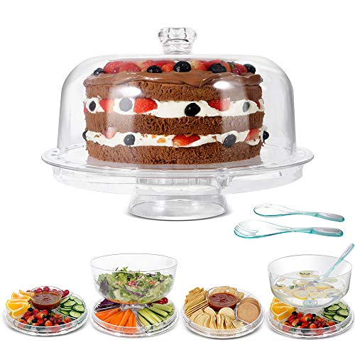 MASTERTOP Cake Stand with Dome Cover