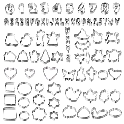 ANMEISH Cookie Cutters Set, 80-Piece