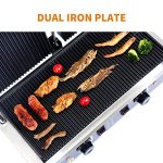 Commercial Sandwich Panini Press Temperature Control - Image 4