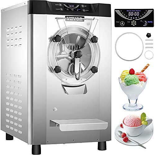 Hard Serve Ice Cream Maker w/ 4.8-6.3 Gal/H