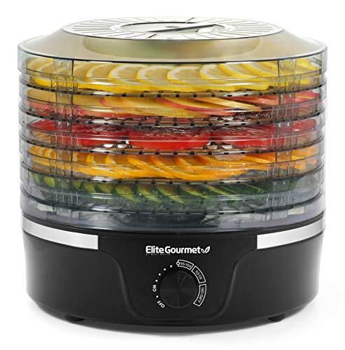 Elite Gourmet Food Dehydrator, Adjustable Temperature Controls