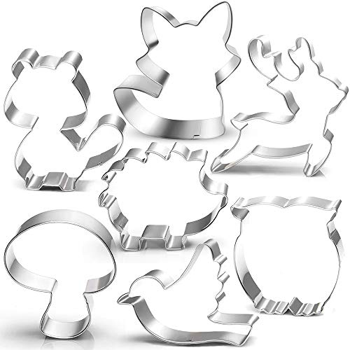 Woodland Cookie Cutter Set-3 Inches-7 Piece-Fox