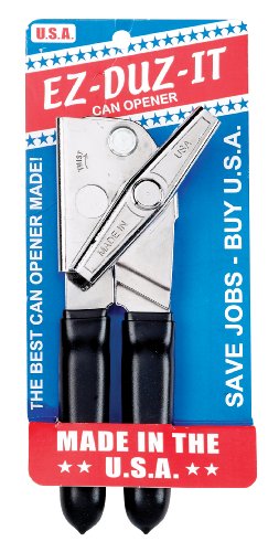 Deluxe Can Opener with Black Grips