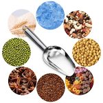 Metal Ice Scoop 2.4 Ounces, Popcorn Scoop - Image 5