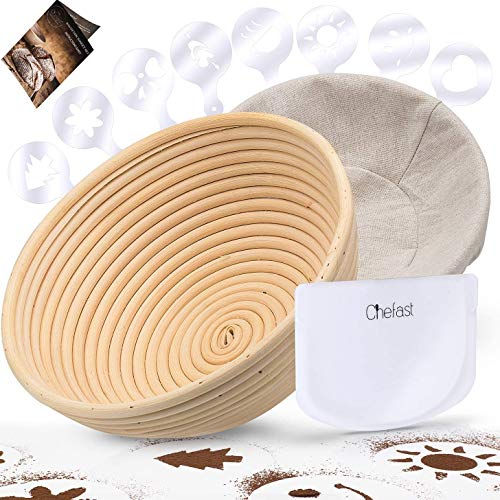 Chefast Banneton Proofing Basket Set