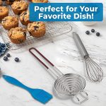 Mini Whisk and Silicone Pastry Brush Egg Separator Tool - Image 6