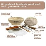 9 Inch Bread Banneton Proofing Basket Round Set - Image 3