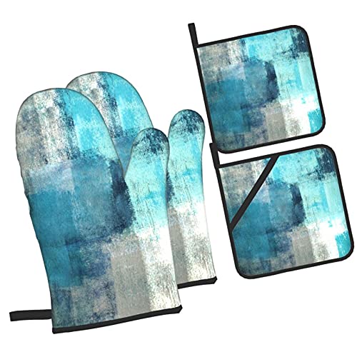 Oven Mitts and Pot Holders Sets of 4