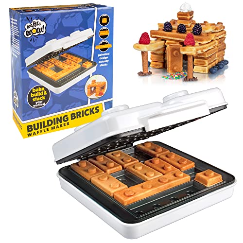 Waffle Wow! Building Brick Electric Waffle Maker