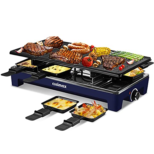 CUSIMAX Raclette Grill Electric Grill Table