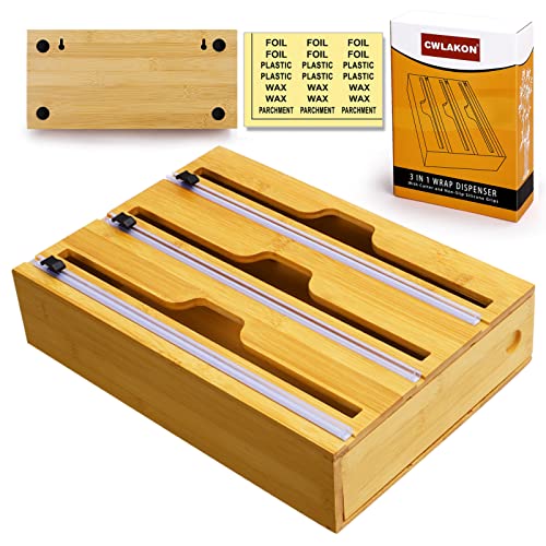 Aluminum Foil and Plastic Wrap Organizer for Drawer