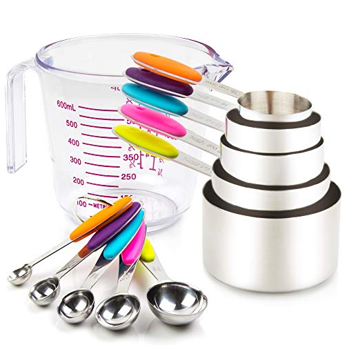 Measuring Cups and Spoons Set 11 Piece.