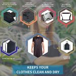 Waterproof Rubber Vinyl Apron Black - Image 5