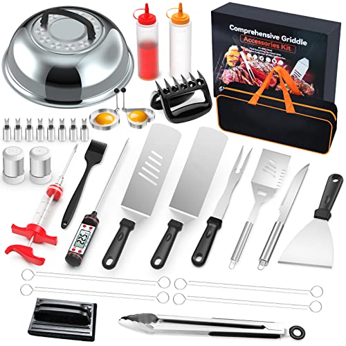 Griddle Accessories, 37 PCS Stainless Steel Grilling Kit
