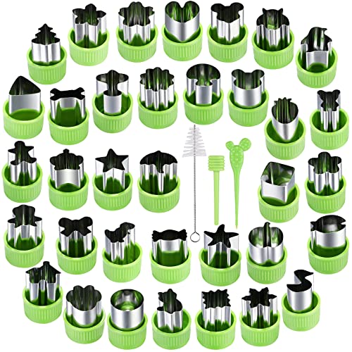 35 Pack Cookie Cutters Vegetable