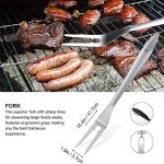 Grilljoy 8PC Extra Thick Stainless Steel Grilling Tools Set - Image 3