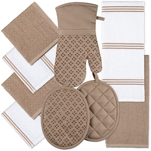Sticky Toffee Oven Mitt & Pot Holders