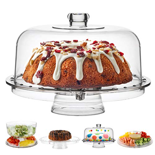 Acrylic Cake Stand with Dome Cover