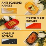 Oven Plates - Set of 4 Baking Trays for Kitchen Use - Image 2