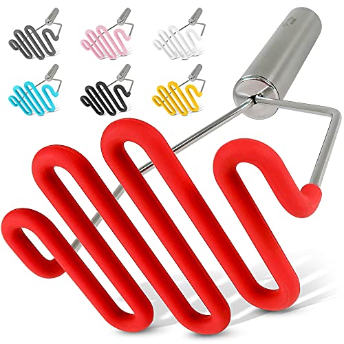 Zulay Kitchen Non-Scratch Potato Masher Kitchen Tool