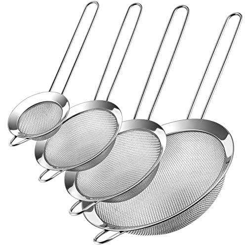 P&P CHEF Fine Mesh Strainer Set of 4