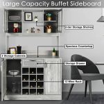 HOPUBUY Kitchen Pantry Storage Cabinet - Image 5