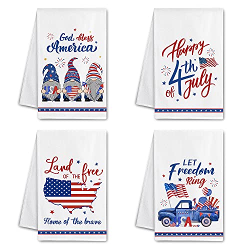4th of July Kitchen Towels Sets of 4