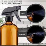 2 Pack Amber Glass Spray Bottles - 16 oz Mist - Image 3