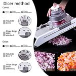 18 Types Adjustable Mandoline Slicer Stainless Steel - Image 6
