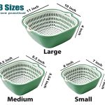 SMNDY 6 Pieces Colanders Strainer BPA Free - Image 3