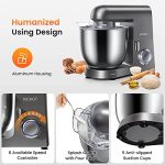 10.6 QT 800W Full Metal Body Tilt-Head Food Mixer - Image 6