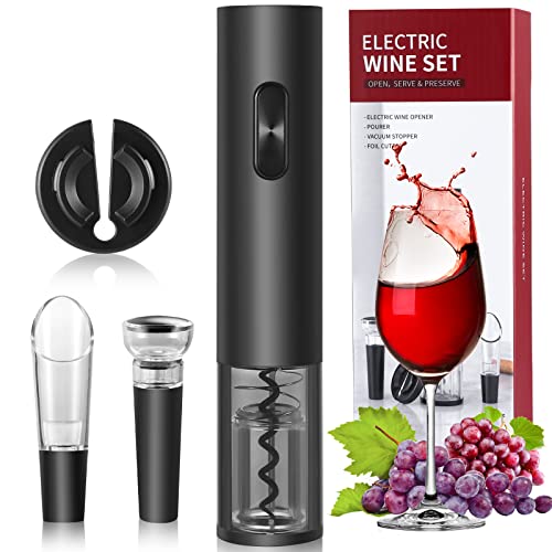 Electric Wine Bottle Opener Set