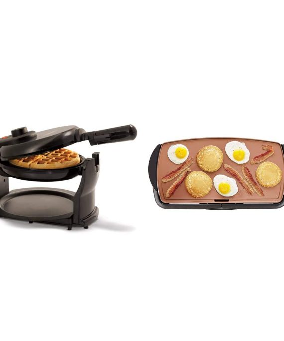 BELLA Classic Rotating Non-Stick Belgian Waffle Maker