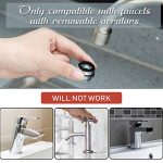 Sink Aerator Faucet Adapter Kit Brass Male and Female - Image 4
