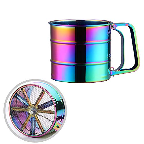 QIBOORUN Stainless Steel Sieve Cup Powder
