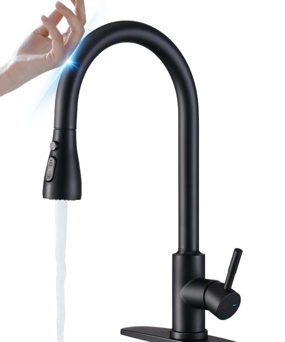 ARRISEA Brass Kitchen Sink Faucets with Pull Down Sprayer