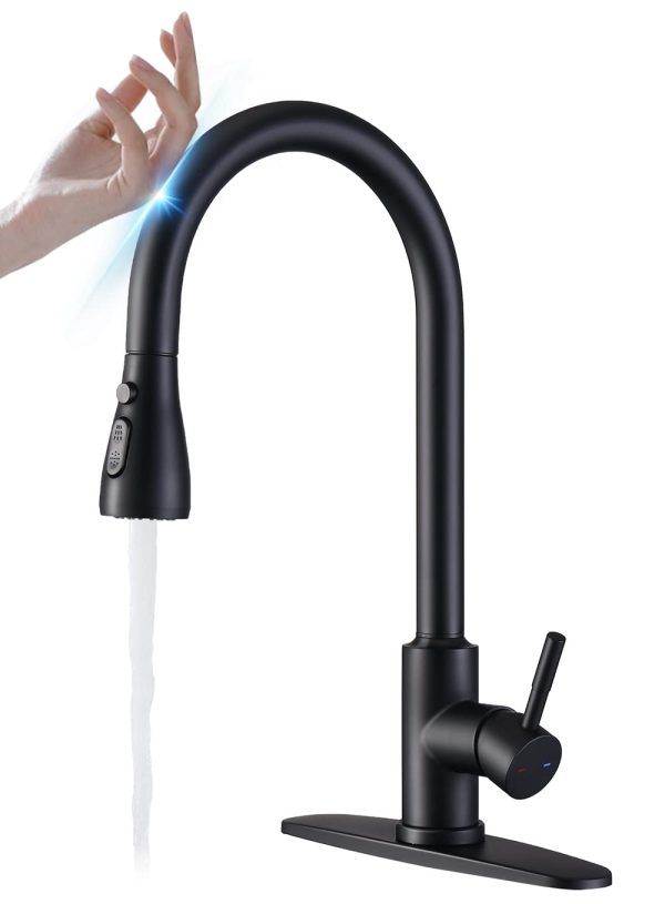 ARRISEA Brass Kitchen Sink Faucets with Pull Down Sprayer