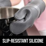 Gorilla Grip Heat Resistant Silicone Oven Mitts Set - Image 2