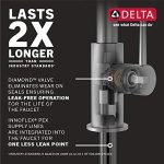 Delta Faucet Lenta Gold Kitchen Faucet Touch - Image 4