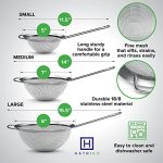 Pasta Strainer Fine Mesh Strainer with Handle - Image 2