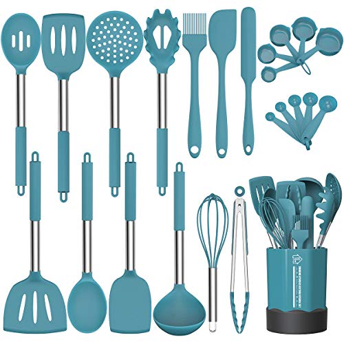 24 Pcs Silicone Cooking Utensil Set