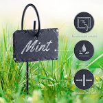 10 Pcs Slate Garden Signs Waterproof Reusable Garden Markers - Image 2